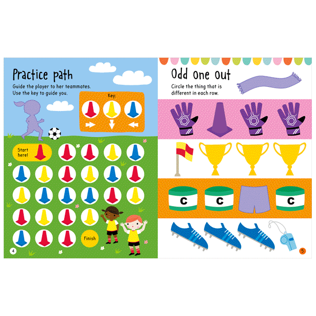 Big Stickers for Little Hands Football