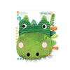 First Spread of Sensory Snuggables Dinosaur Puppet Soft Book (9781836421030)