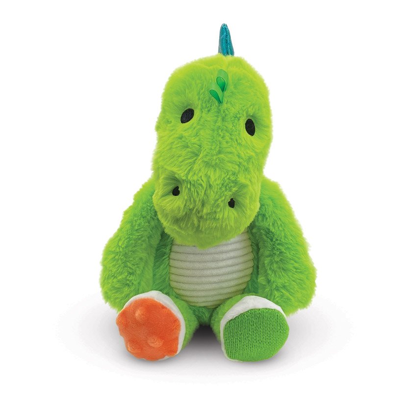 First Spread of Sensory Snuggables Medium Plush Dinosaur (5060236483799)