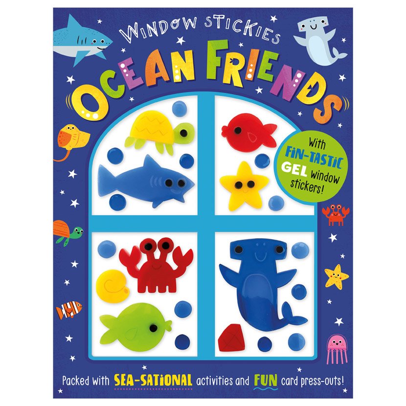 First Spread of Window Stickies Ocean Friends (9781803370392)