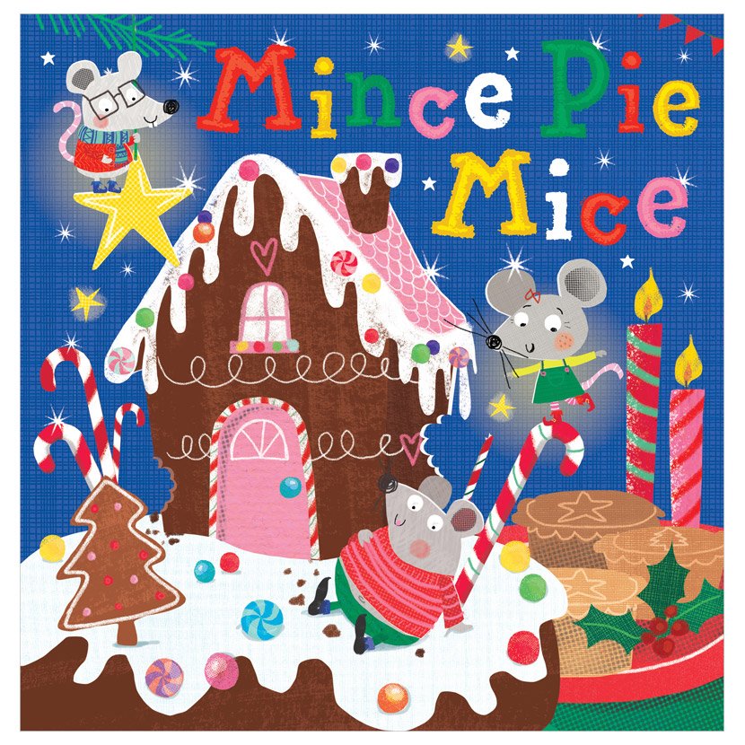 First Spread of Mince Pie Mice (9781805445364)