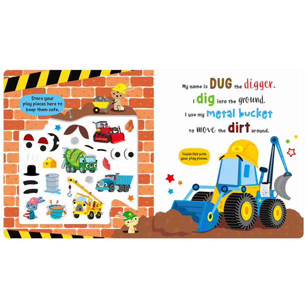 Second spread of Busy Builders (9781803371504)