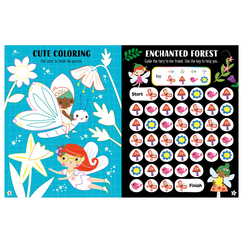 Glow in the Dark Fairyland Activity Book
