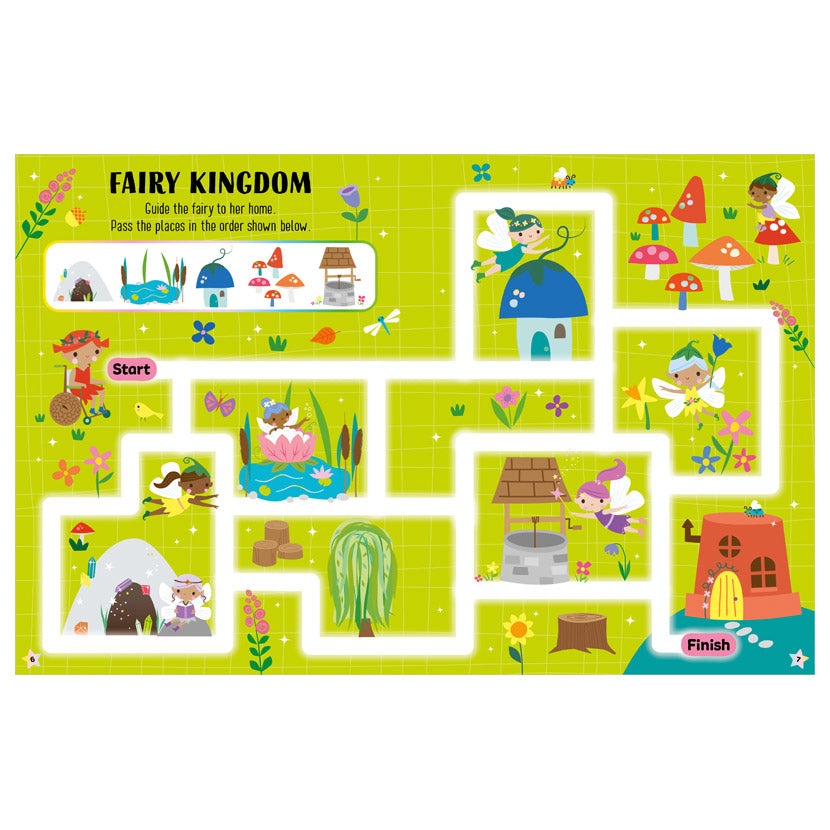 Glow in the Dark Fairyland Activity Book