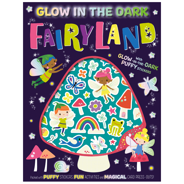 Cover of Glow in the Dark Fairyland Activity Book (9781803370767)