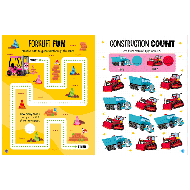 Second spread of Busy Diggers (9781803370743)