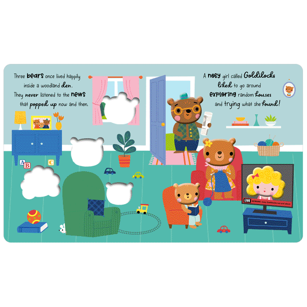 Second spread of Goldilocks and the Three Bears (9781803379531)