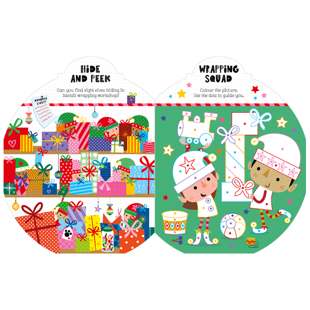 Second spread of Christmas Magic Activity Book (9781803376721)