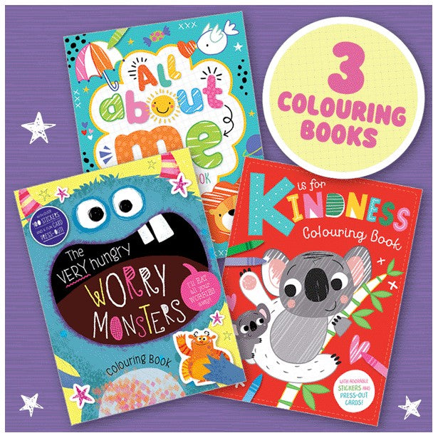 Colouring Book Trio Pack