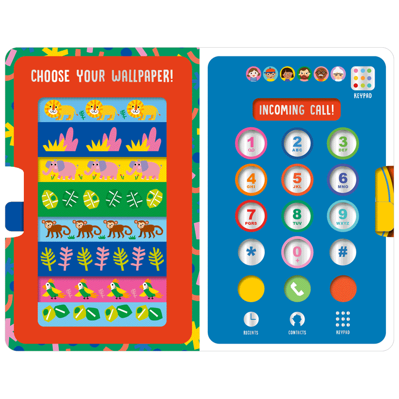 Second spread of My First Phone (9781805446217)