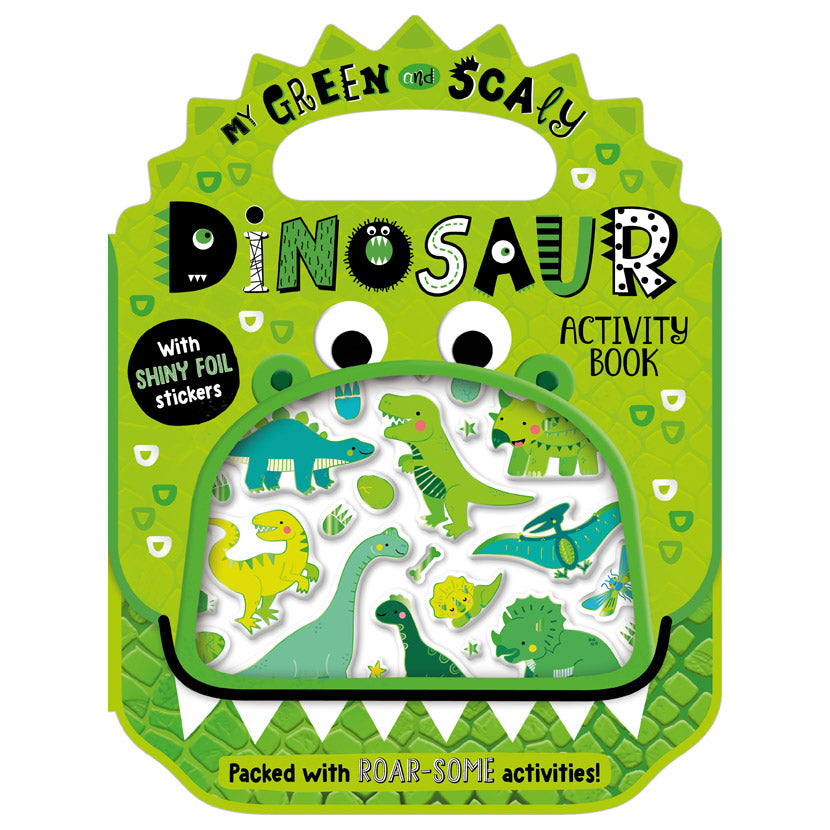 Shiny Stickers My Green and Scaly Dinosaur Activity Book