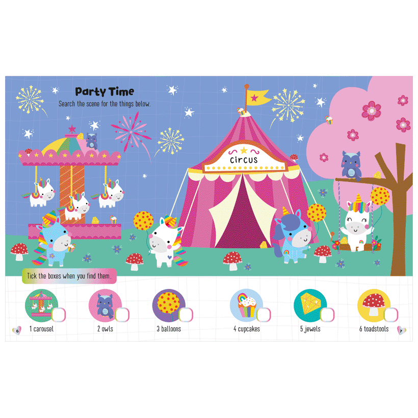 Glow in the Dark Unicorns Activity Book