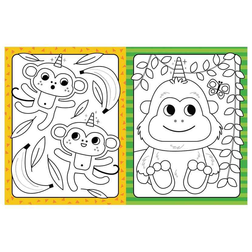 Little Artist Cutiecorns Wild Colouring Book