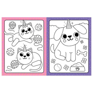 Little Artist Cutiecorns Pets Colouring Book