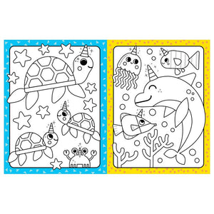 Little Artist Cutiecorns Ocean Colouring Book
