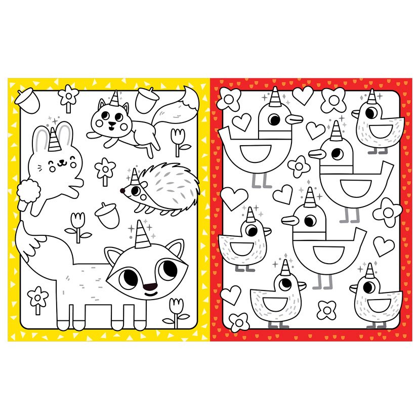 Little Artist Cutiecorns Woodland Colouring Book