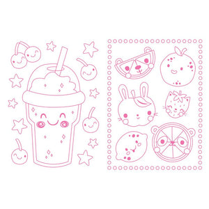 Colour Your Own Bubble Tea Squishy