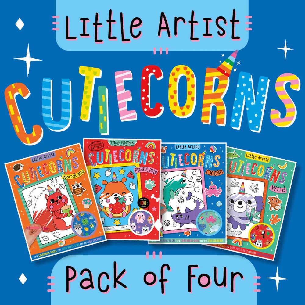 Little Artist Cutiecorns Colouring Assortment x4