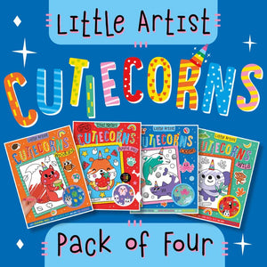 Little Artist Cutiecorns Colouring Assortment x4