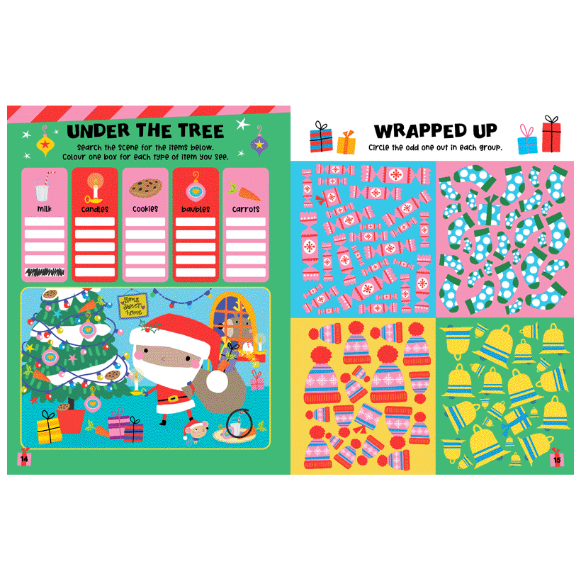 Jolly Santa Activity Book