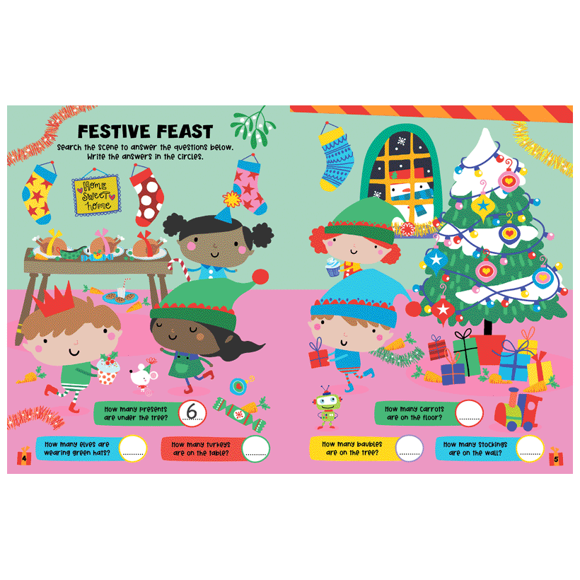 Gingerbread Friends Activity Book