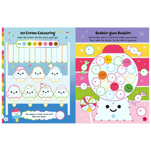 Second spread of Squishy Friends: Foodie Cuties (9781805442110)