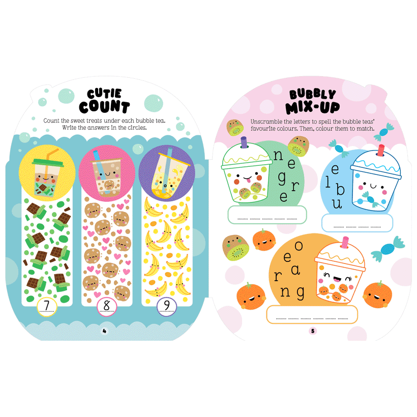 Bubble Tea Activity Book