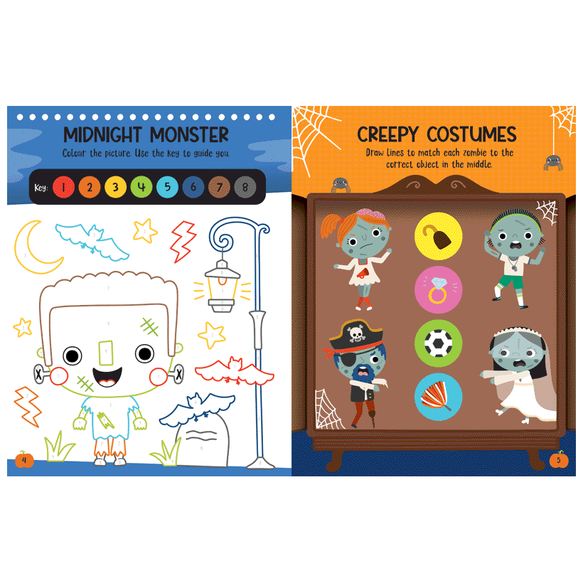 Spooky Forest Activity Book