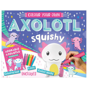 First Spread of Colour Your Own Axolotl Squishy (9781805445616)