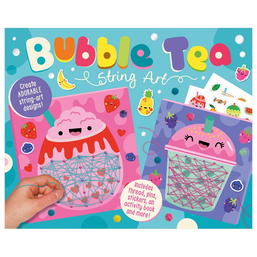 First Spread of Bubble Tea String Art (9781805449812)