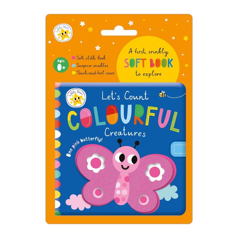 First Spread of Let's Count Colourful Creatures (9781805448563)