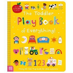 First Spread of The Toddler Play Book of Everything! (9781836422075)