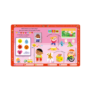 Second spread of The Toddler Play Book of Everything! (9781836422075)