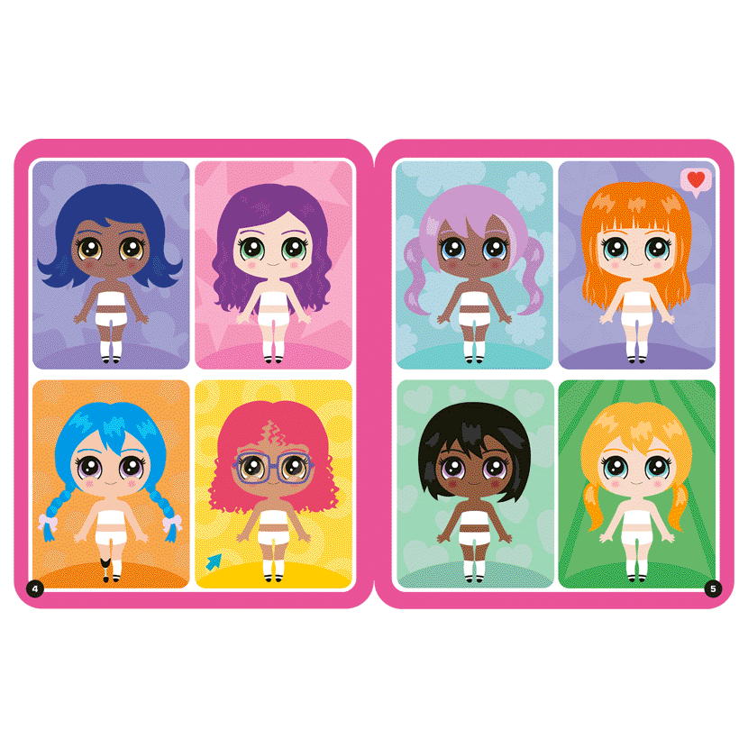 Dress Up Fashion Dolls Snack Planet