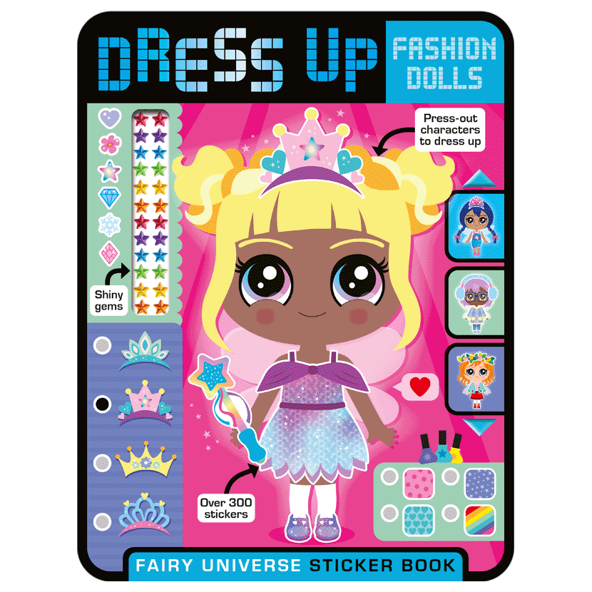 Cover of Dress Up Fashion Dolls Fairy Universe (9781836423256)