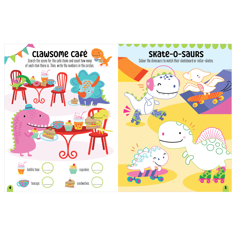 Fierce and Fabulous Dinosaurs Activity Book