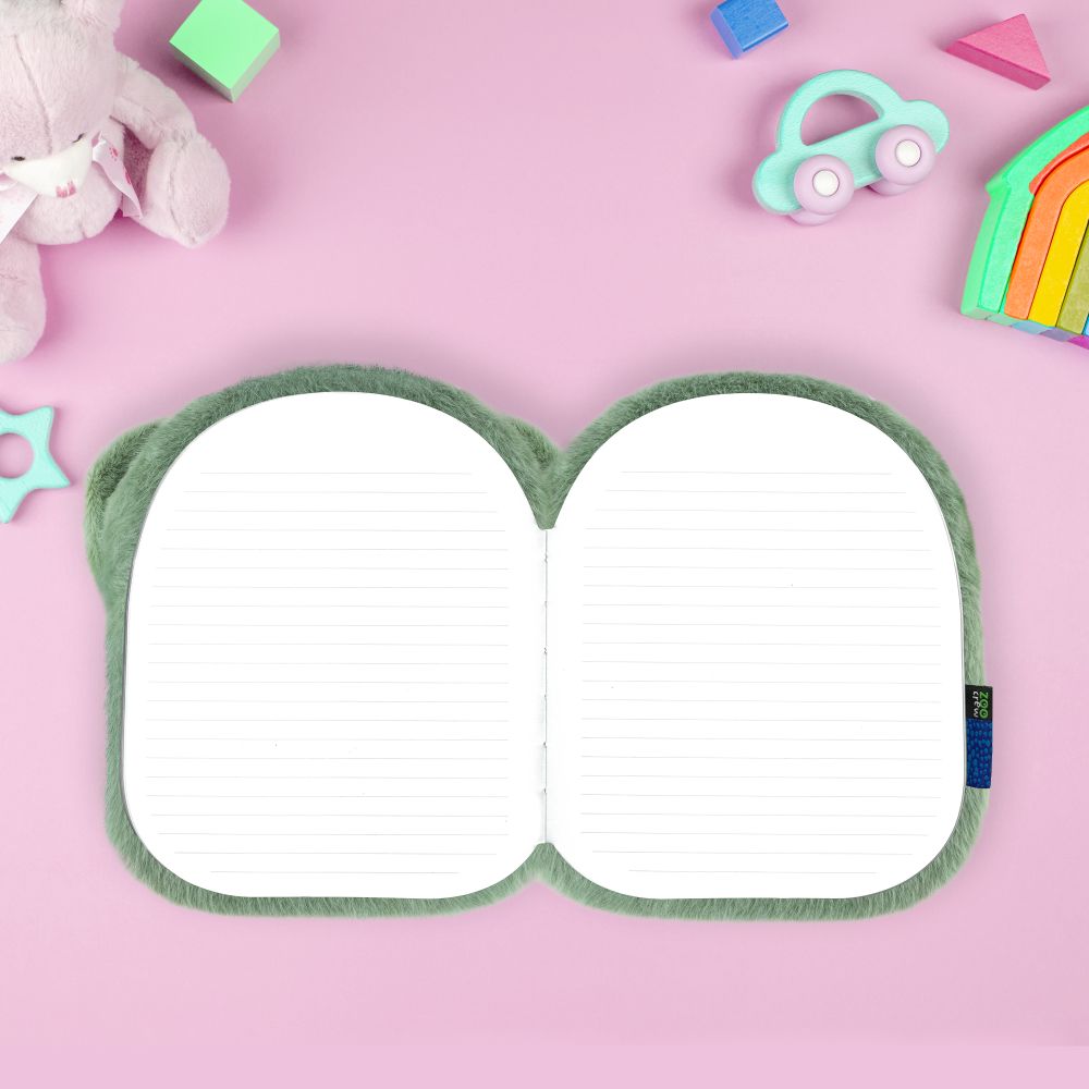 Cuddly Lined Notebook Elephant