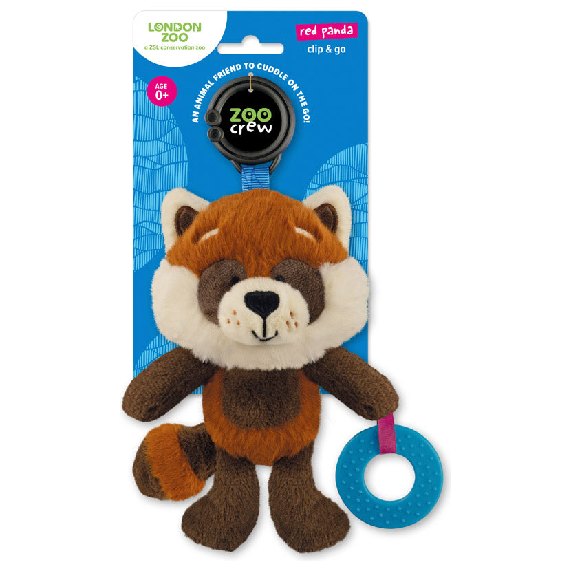 Clip & Go Red Panda (5060236484239) by Make Believe Ideas
