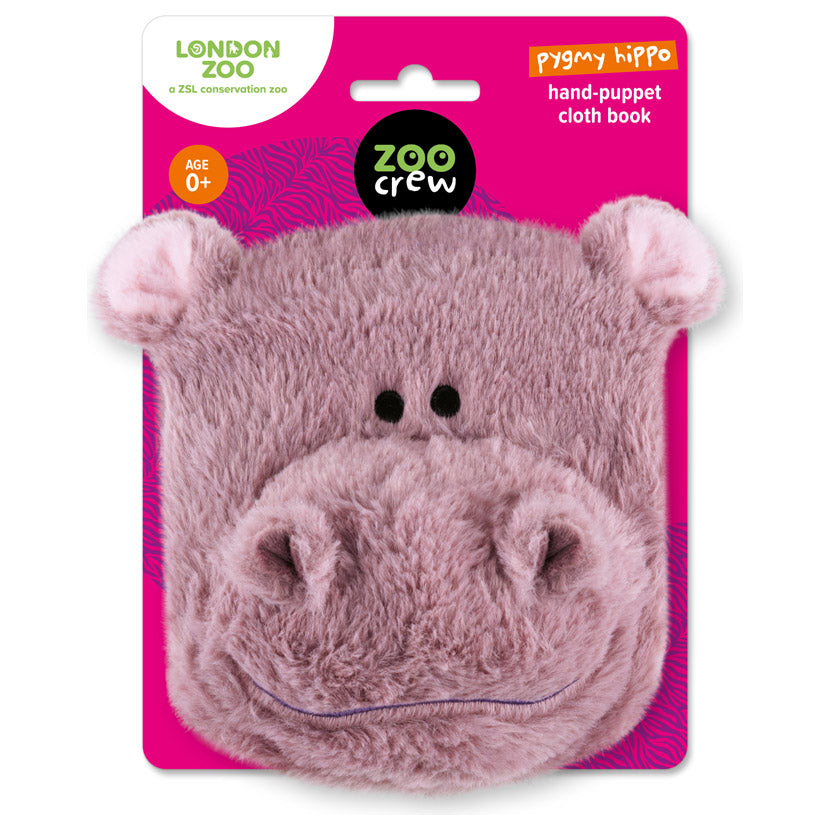 Hand-Puppet Cloth Book Pygmy Hippo (9781836428749) by Make Believe Ideas