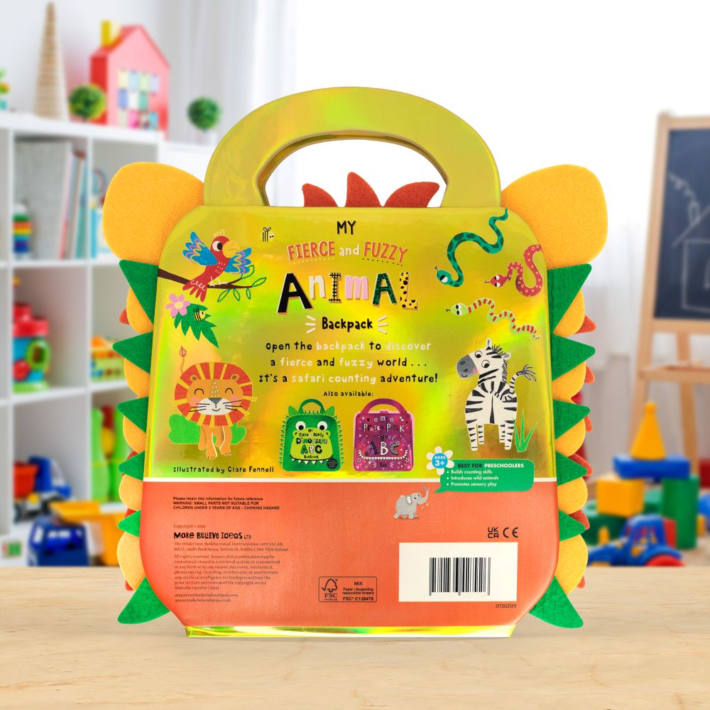 My Fierce and Fuzzy Animal Backpack