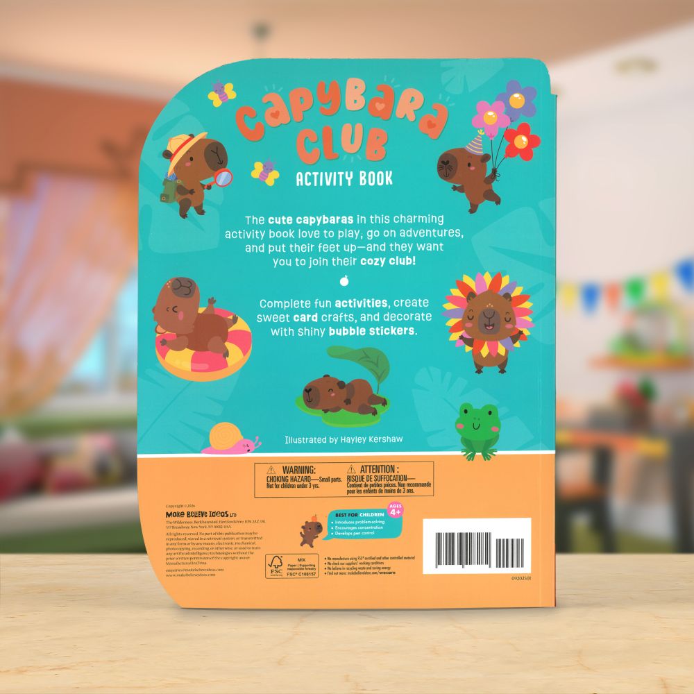 Capybara Club Activity Book