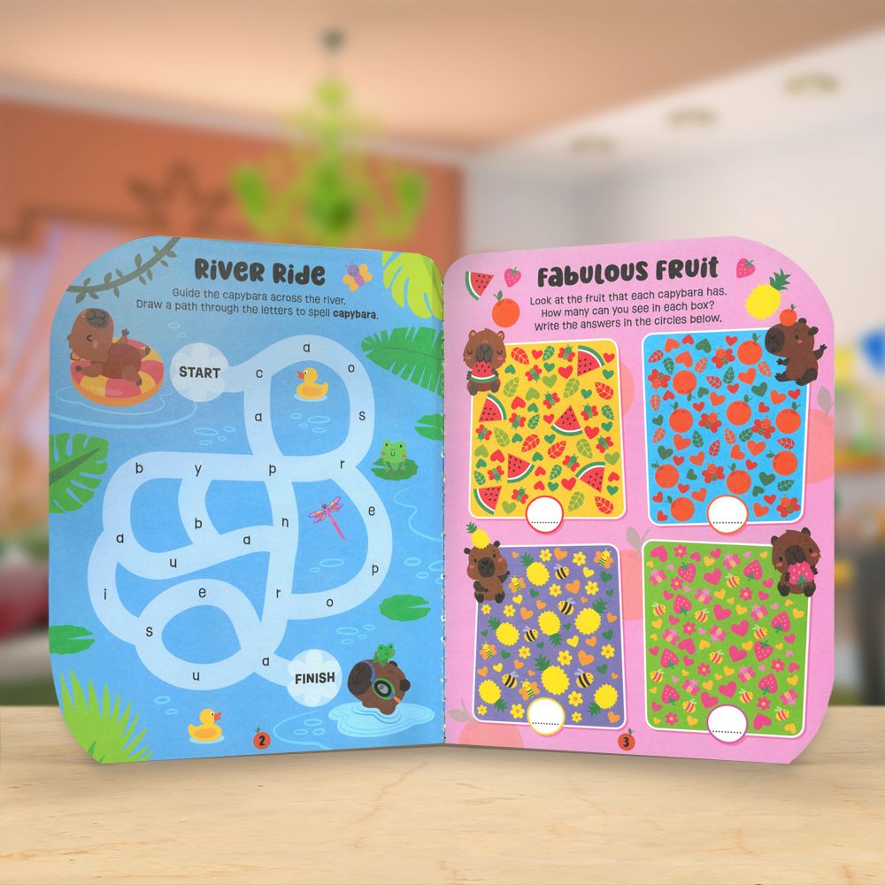 Capybara Club Activity Book