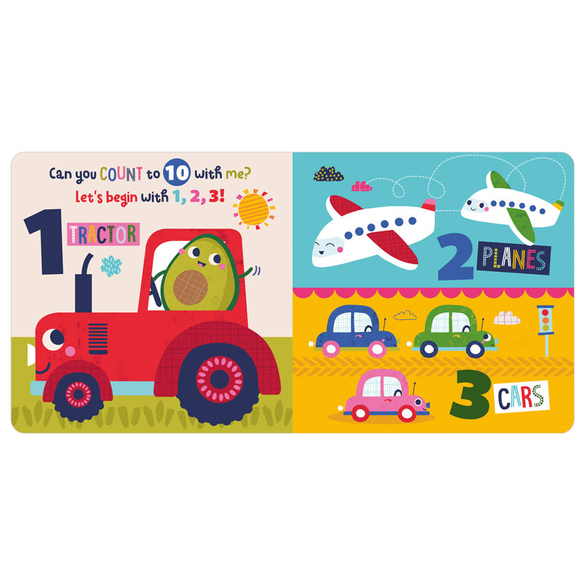 On-the-Go Toy and First Numbers Book Gift Set