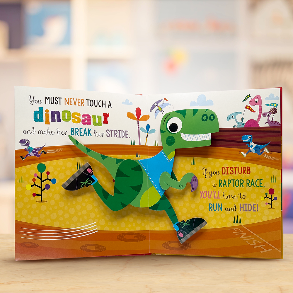Never Touch a Pop-up Dinosaur!