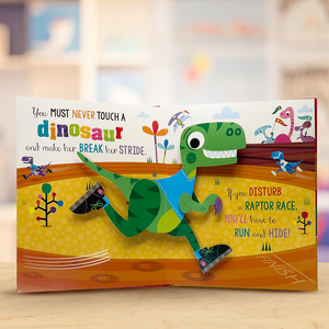 Never Touch a Pop-up Dinosaur!