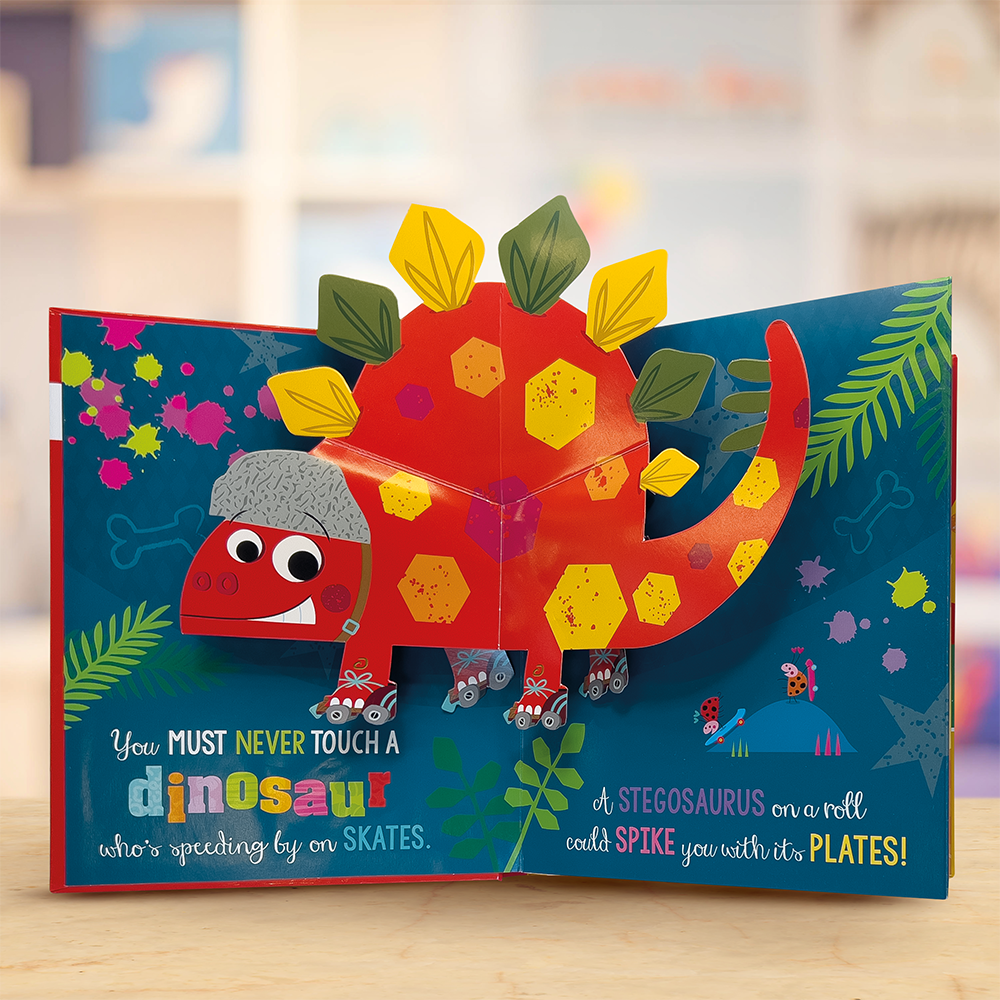 Never Touch a Pop-up Dinosaur!