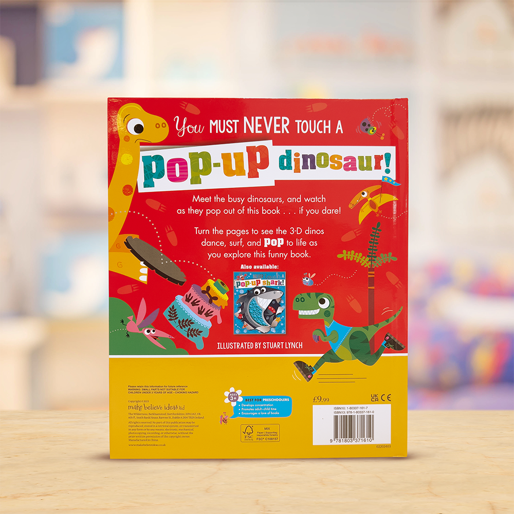 Never Touch a Pop-up Dinosaur!