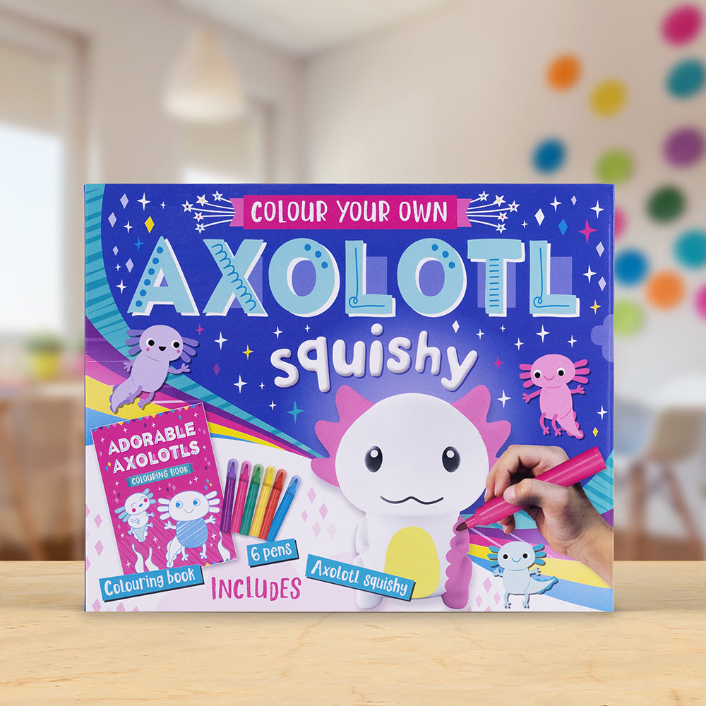 Colour Your Own Axolotl Squishy