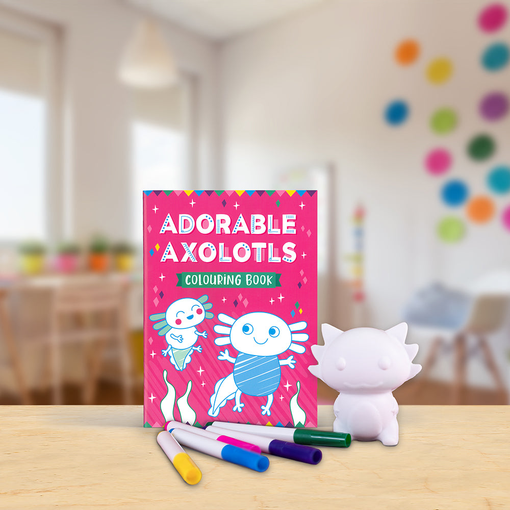 Colour Your Own Axolotl Squishy