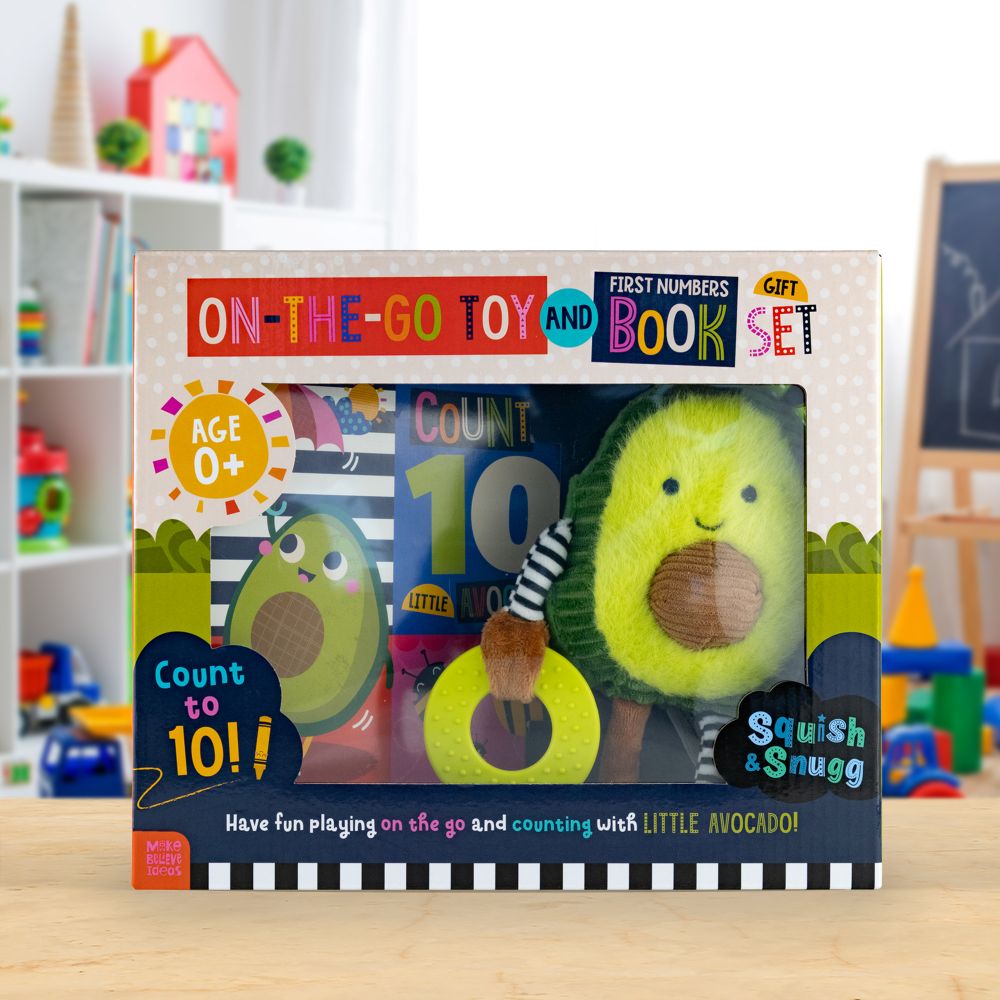 On-the-Go Toy and First Numbers Book Gift Set